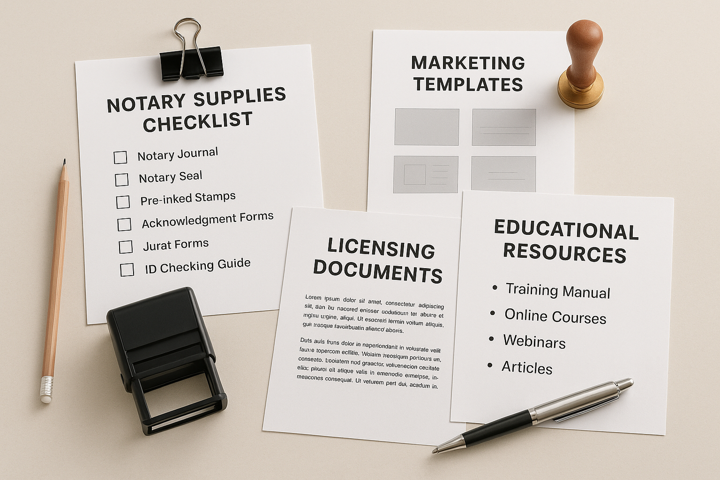Notary Training Resources Pack